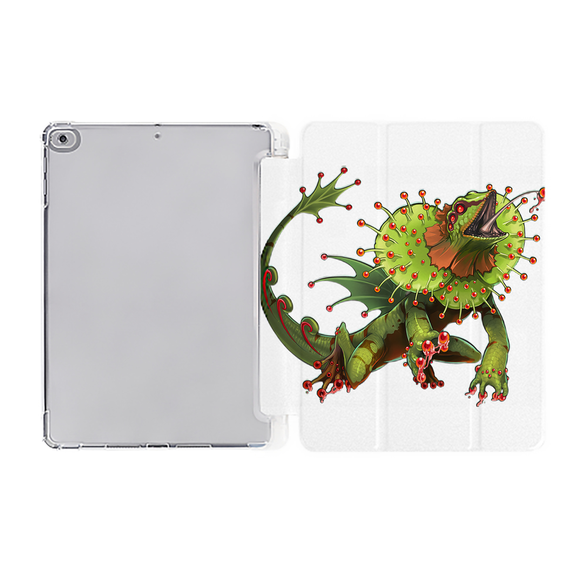 （画像用） 遊☆戯☆王 Yu-Gi-Oh! IPad ケース ペン収納付き 三つ折りスタンド PUレザー×シリコン 対応機種9.5/10.5/10.9インチ